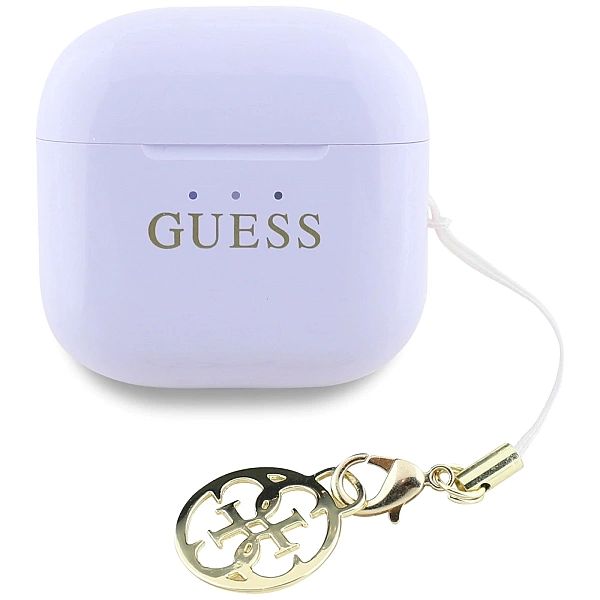 Słuchawki TWS Guess Glossy Effect Printed Classic Logo & Charm - lawen