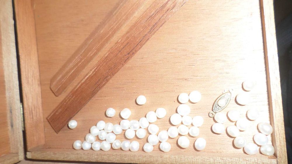 Perolas para uma pulseira