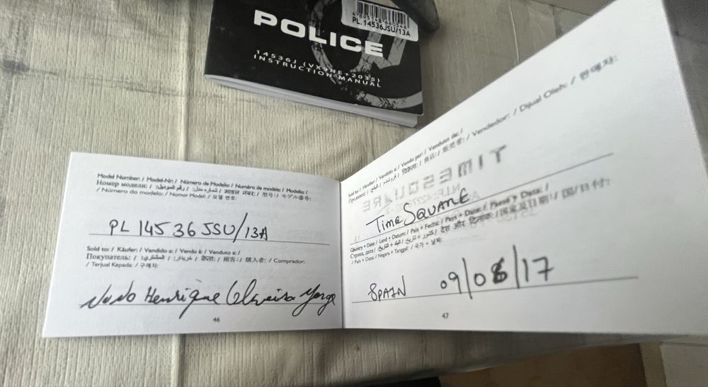 Relogio Police Adder