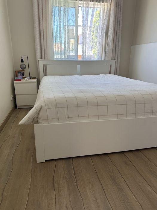 Cama Casal Ikea com Gavetões