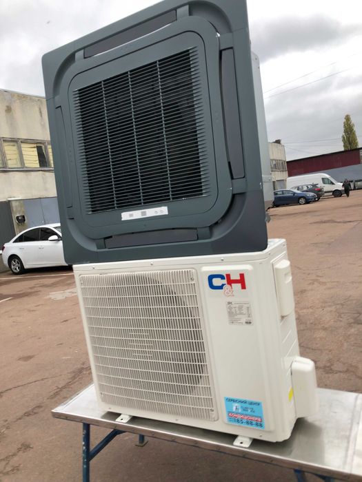 Кондиционер инвертор "24" кассетный б/у до 80 м2 монтаж сервис