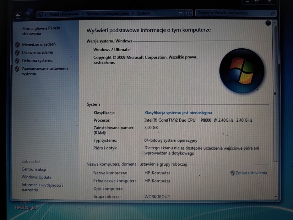 Laptop HP EliteBook 6930p