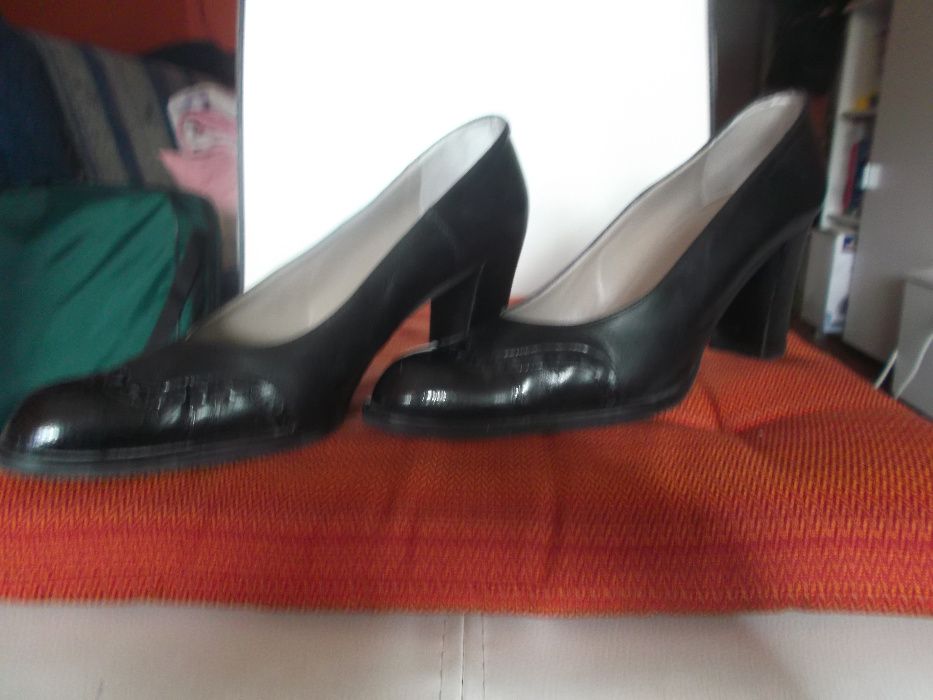 Buty damskie skórzane
