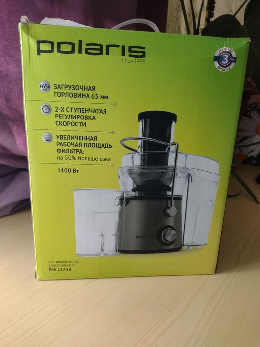 Соковижималка Polaris PEA 1142A, користувалися декілька разів, в супер