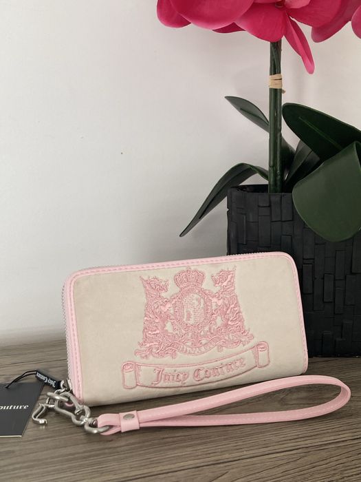 Nowy portfel Juicy Couture welur Twig dog