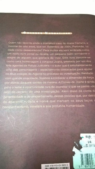 A Estrela de Joana - Paulo Pereira Cristóvão (portes incluídos)