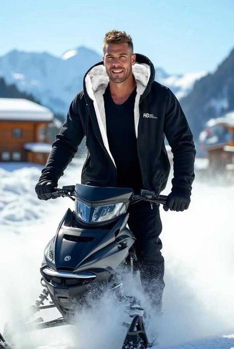 Мужской теплый спортивный костюм