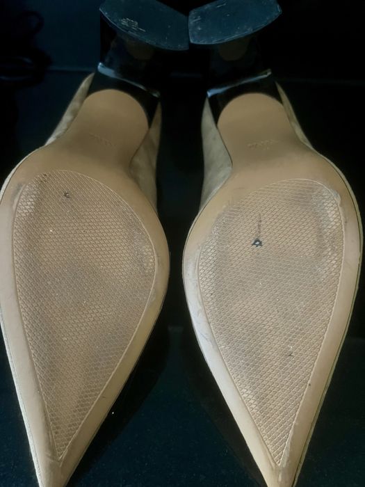 Sapatos senhora pele pessego mel 39