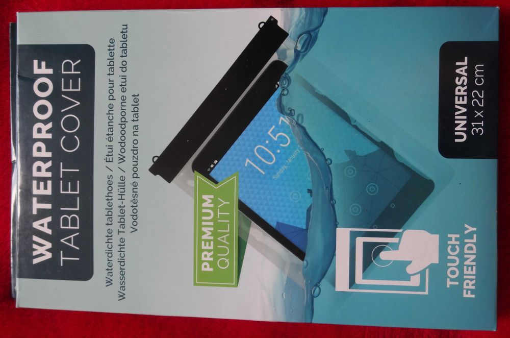 Nowe, duże (31 x 22 cm) , WODOSZCZELNE étui na tablet/elektronikę itp.