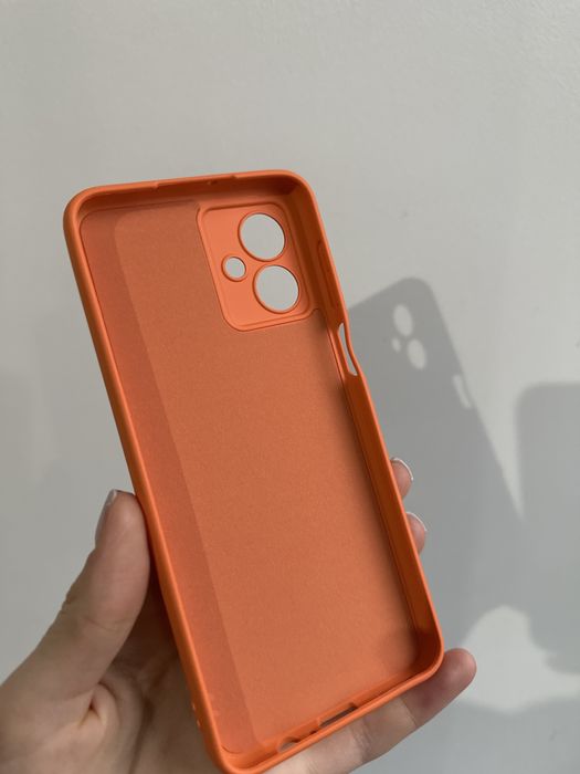 Etui silikonowe pomarańczowe do MOTOROLA G54 5G