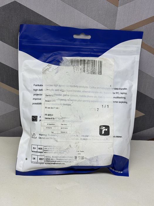Перехідник розгалужувач Fairikabe DisplayPort на подаійний DispleyPor