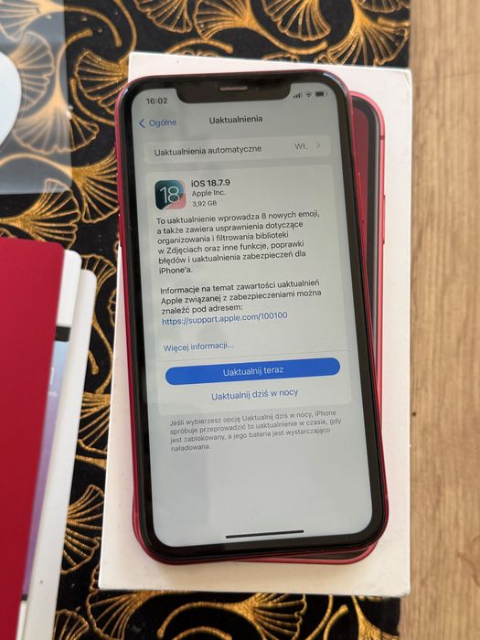 Czerwony  Apple iPhone XR  64GB