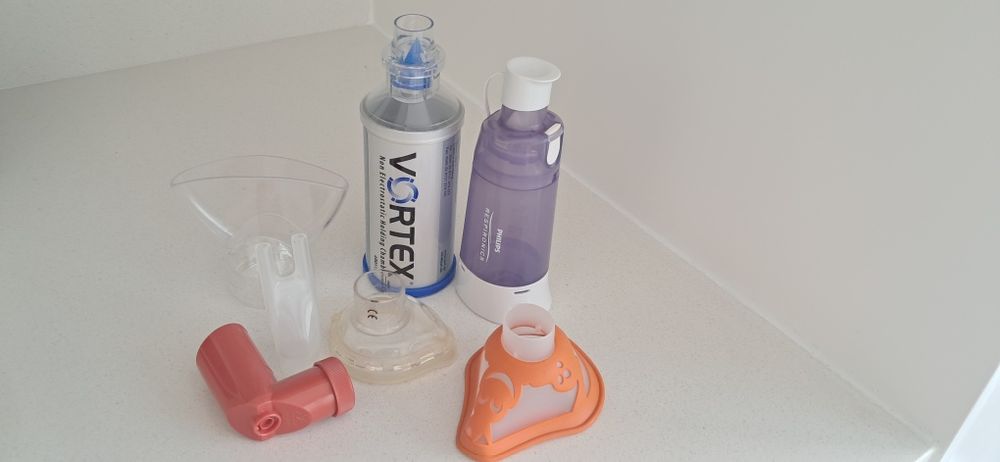 Câmara expansora e nebulizadora vortex