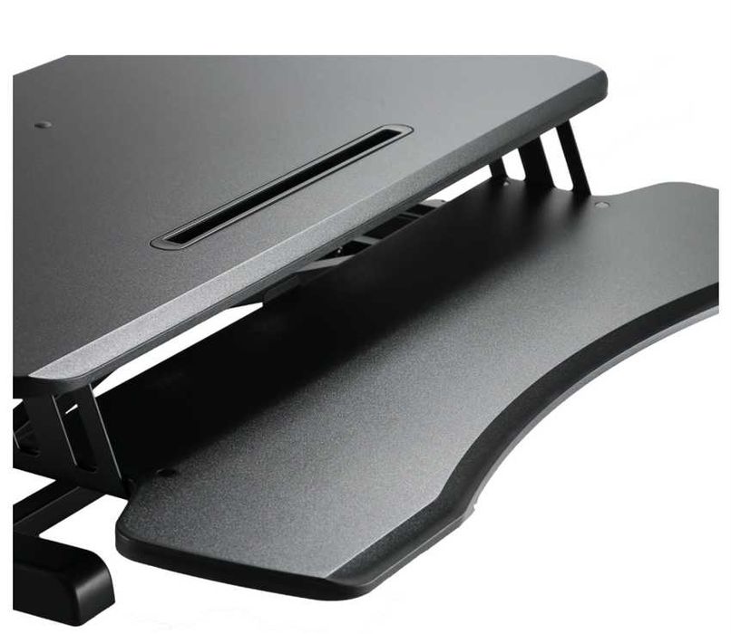 Suporte de Mesa com Base e Elevação (Preto) - EWENT