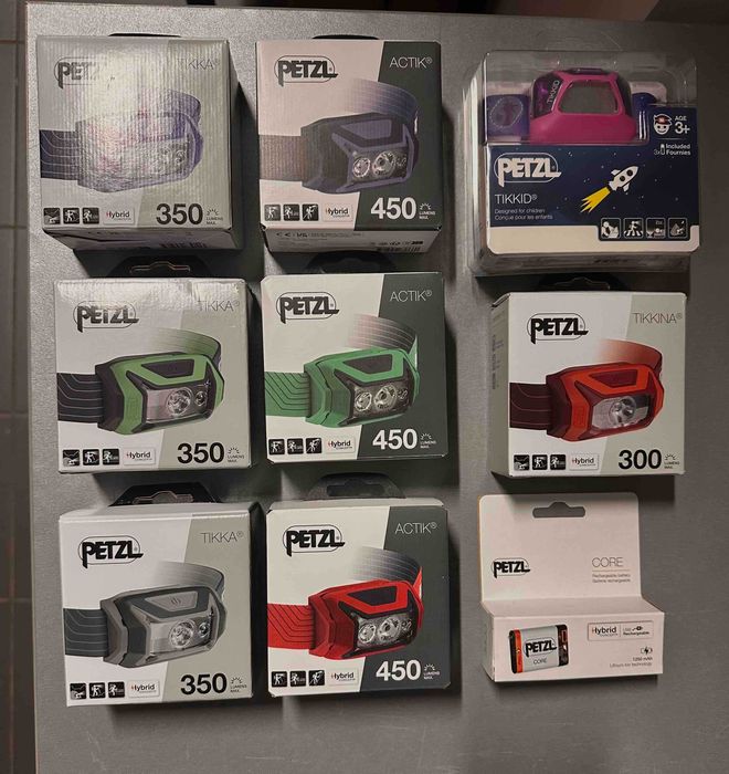 Czołówki PETZL Nowe