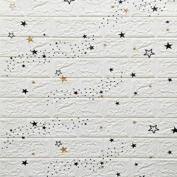 Дитячі самоклеючі 3д панелі, шпалери на стіни, обои ПВХ