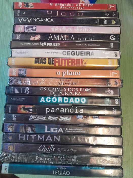 19 dvds, de accao, comédia e suspense