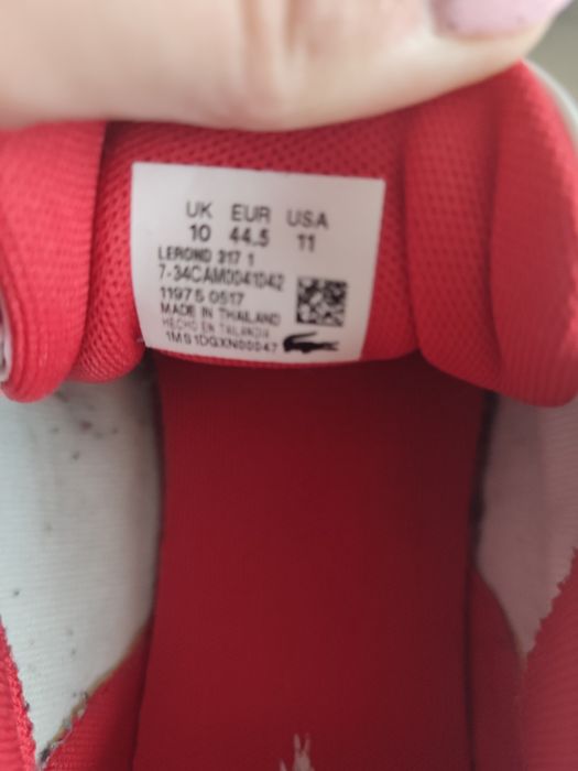 Lacoste trampki sneakersy r.44,5