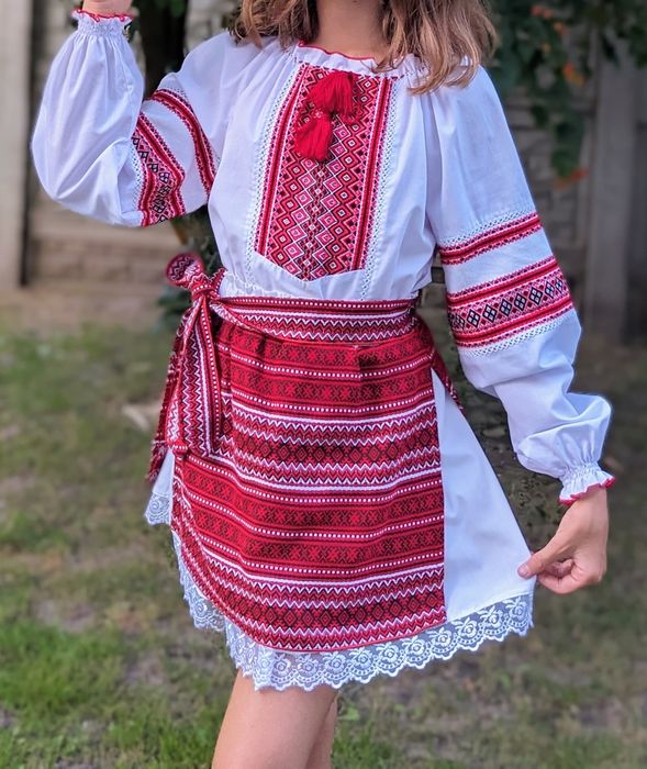 Комплект вишиванка + спідничка, 122-134.