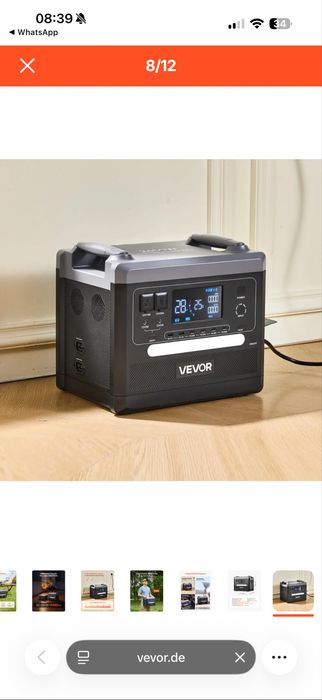 VevorQ2400Pro зарядна станція