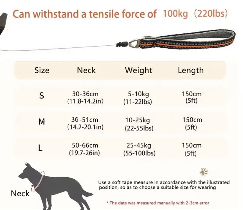Regulowany Szelki i Smycz dla Psa