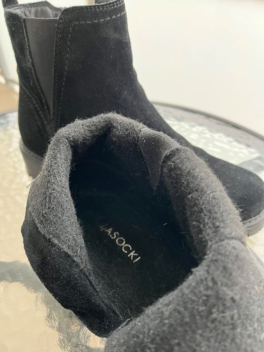 Buty zamszowe czarny 41r Lasocki