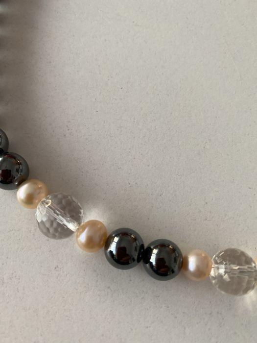 NOWY / Naszyjnik hematyty 55 cm