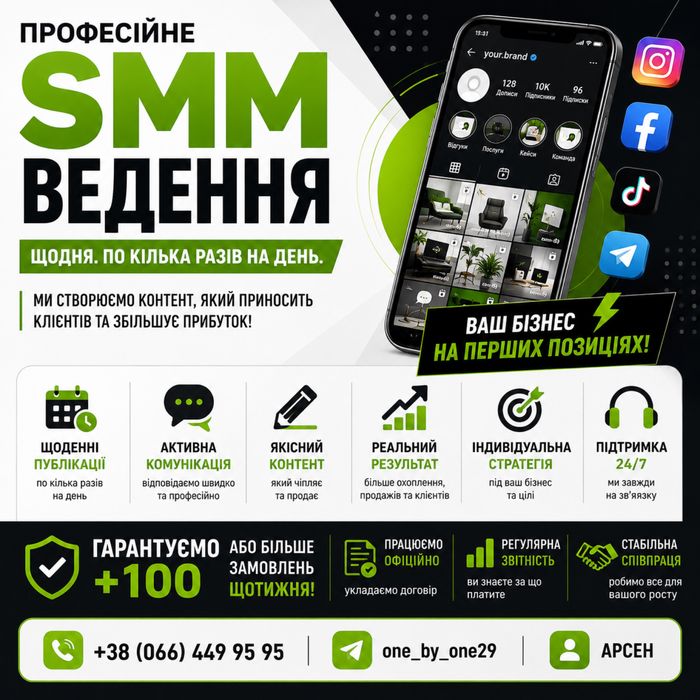 SMM I щоденне ведення І щоденні звіти І доступна ціна | постійна співпраця І нові ідеї