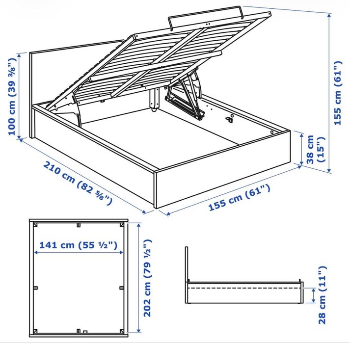 Łozko Ikea Malm