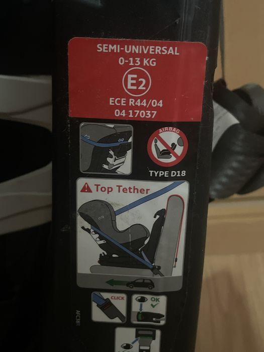 Vendo cadeira isofix