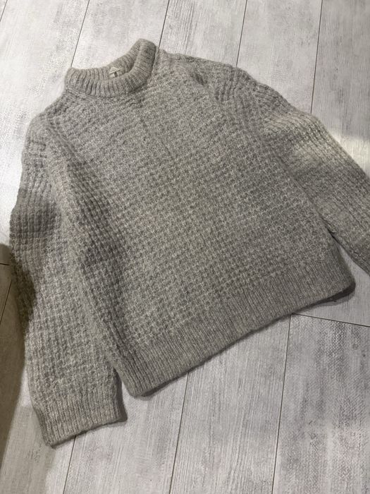 Вовняний шерстяний оверсайз обʼємний светр Arket альпака вовна