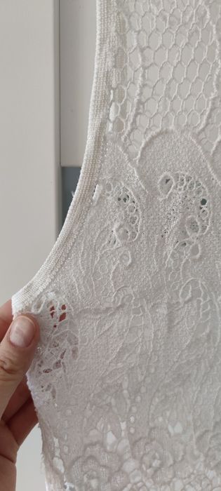 Letni ażurowy top bluzka bez rękawów S 36 M 38 L 40 na lato summer top