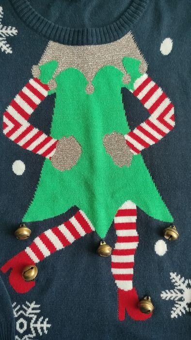 Sweter świąteczny damski dziewczęcy S/36