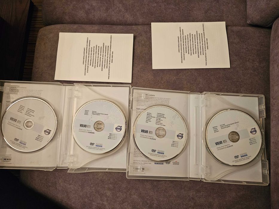 Płyty dvd Volvo RTI  navigacja cała europa