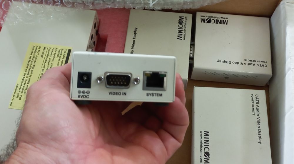 Unidade video extender kit