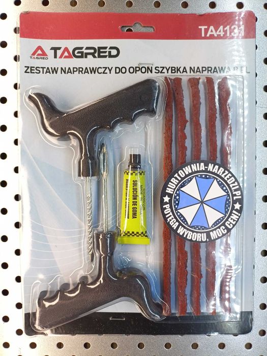 Zestaw naprawczy do opon naprawy opon, koła, ogumienia, opony