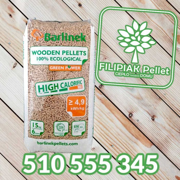Pellet Barlinek Certyfikowany EN+ A1 DIN+