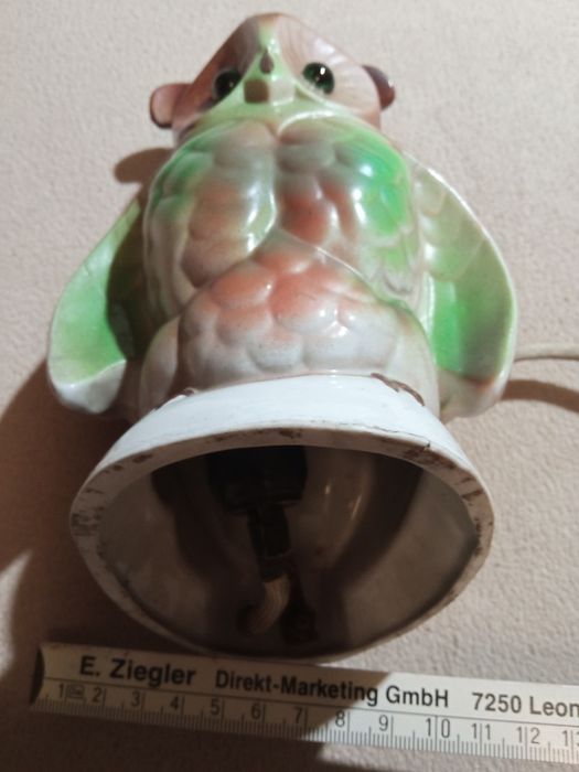 Lampka sowa  retro PRL-u lata 50.