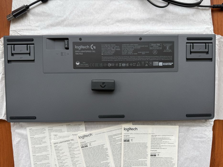 Бездротова ігрова клавіатура Logitech G515 LIGHTSPEED TKL Low-Profile