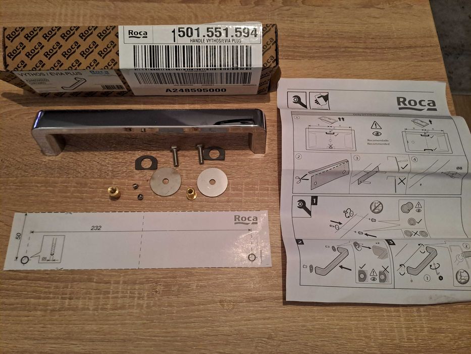 Roca Uchwyt Do Wanny Vythos Chrom