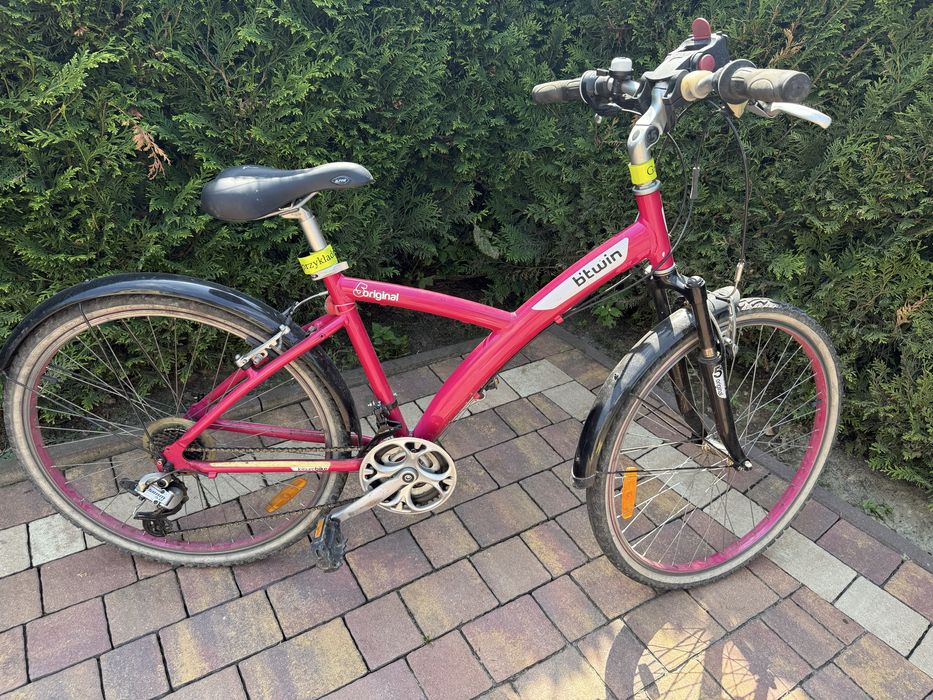 Rower różowy between dla dziewczynki Decathlon