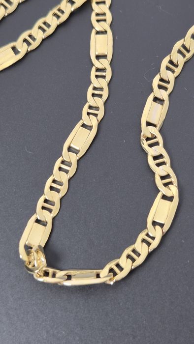 Nowy złoty łańcuszek splot Gucci 585