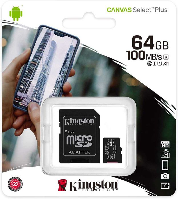 Kingston Canvas Select Plus MicroSD, envio gratuito64730030630273124
