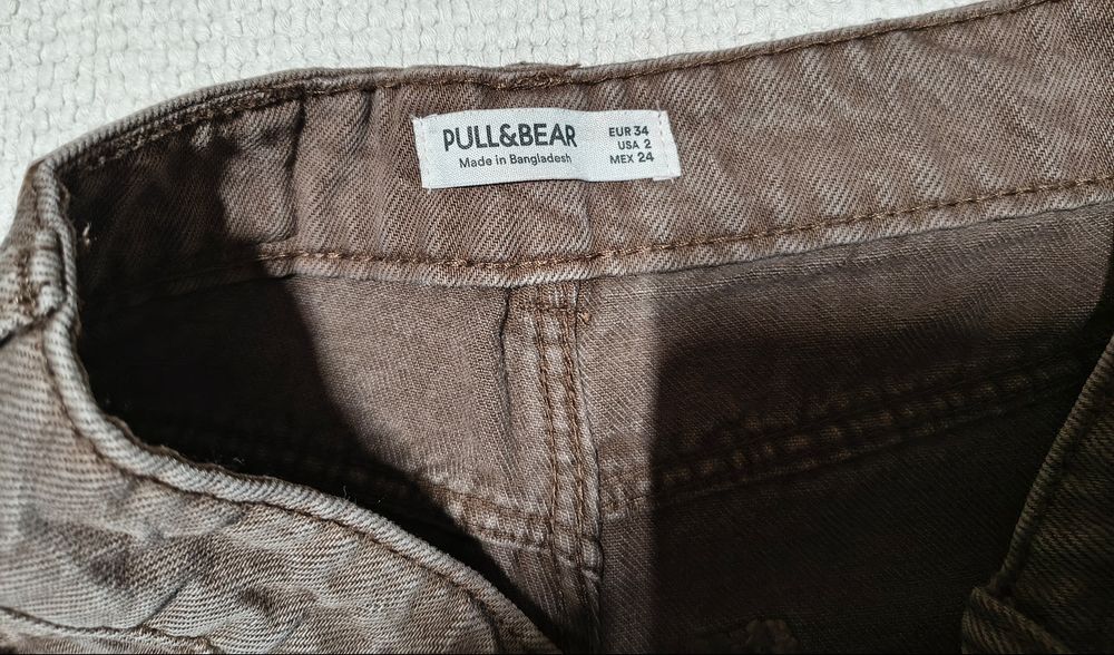 Spodnie z szerokim nogawkami Pull&Bear roz. 34 (164)