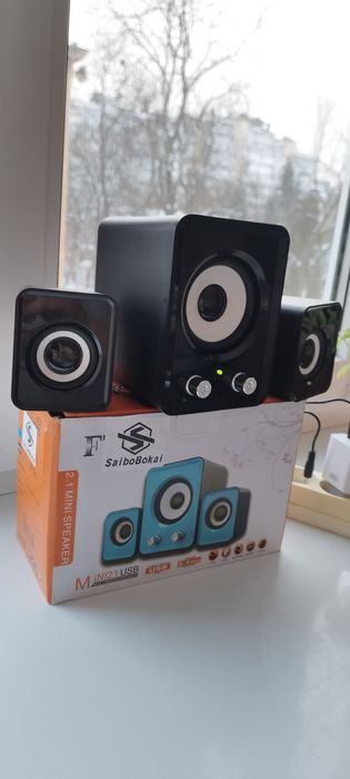 HIFI Колонки з Сабвуфером USB 2.1 (Різні варіанти)