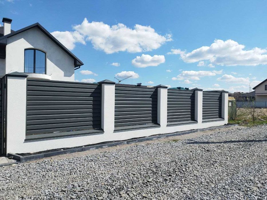 Паркан Жалюзі Металевий Забор Ранчо