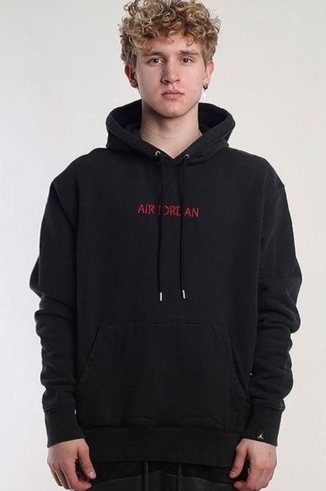 Худі без флісу UNISEX Air Jordan Wordmark Black Dv6463-010