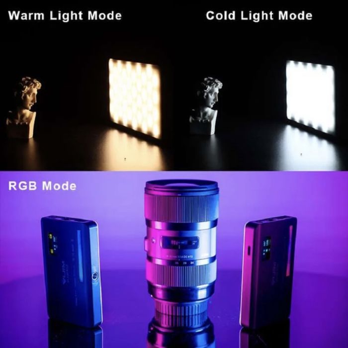 Відеосвітло Ulanzi VL120 LED RGB з акумулятором 3100mAh , накамерне