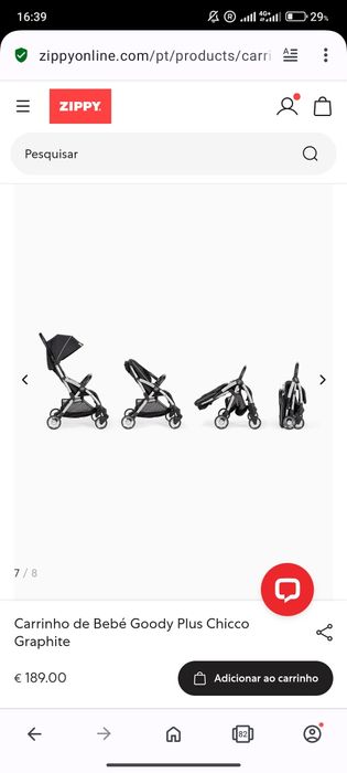 Carrinho bebe Goody +