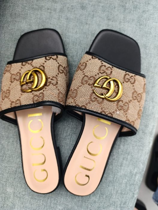 Gucci Supreme Matelassé Canvas Slide